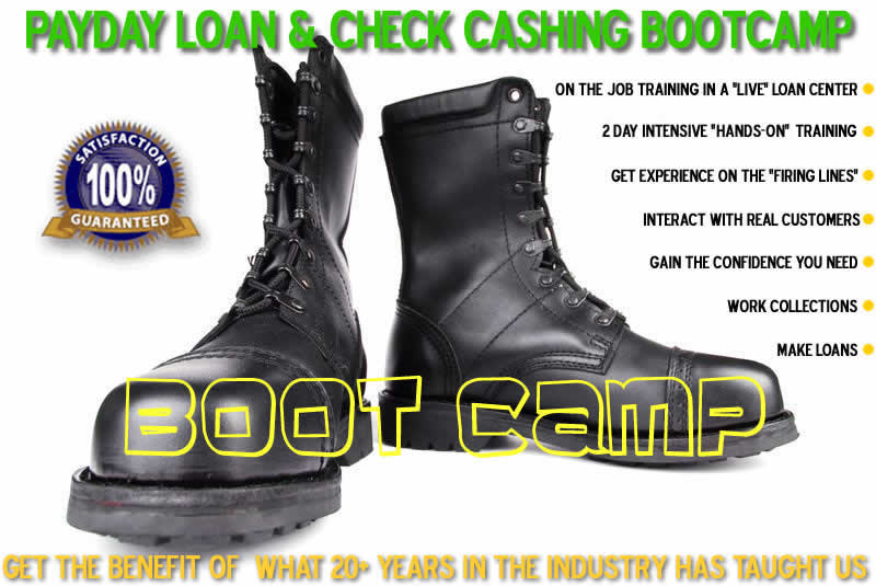 Payday Loan Training and Boot Camp
